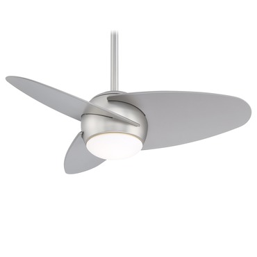 Slant Ceiling Fan with Light