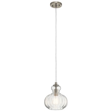 Riviera Round Mini Pendant | Kichler at Lightology Riviera Round Mini Pendant