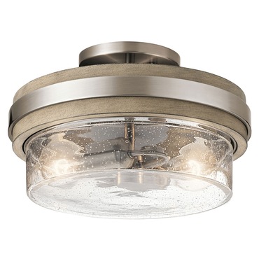 Grand Bank Semi Flush Ceiling Light | Kichler at Lightology Grand Bank Semi Flush Ceiling Light