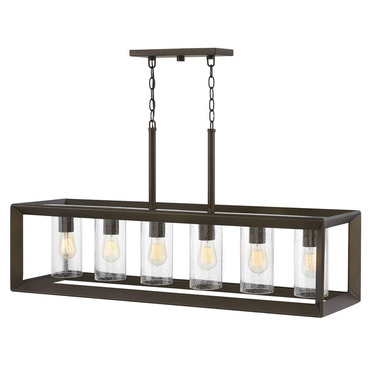 Rhodes 120V Outdoor Linear Chandelier