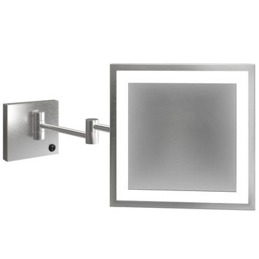 Elixir Wall Mount Makeup Mirror | Electric Mirror at Lightology Elixir Wall Mount Makeup Mirror