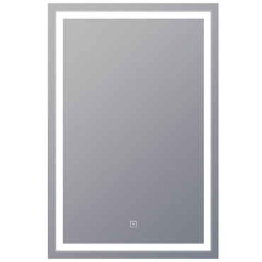 Integrity Rectangle Lighted Mirror | Electric Mirror at Lightology Integrity Rectangle Lighted Mirror