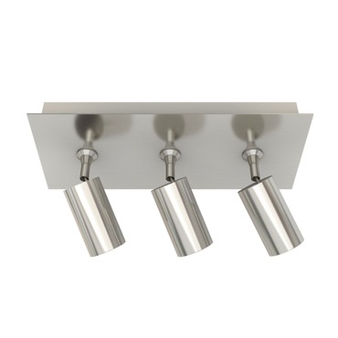 Modern Silver Brushed Chrome 4 Way Spotlight Bar Kitchen Ceiling Spot Light 