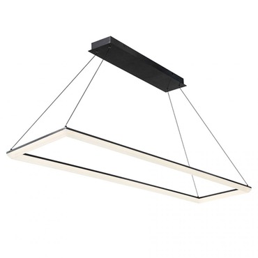 Frame Rectangle Pendant | WAC Lighting at Lightology Frame Rectangle Pendant