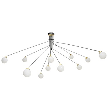 Array Large Opal Pendant | CTO Lighting at Lightology Array Large Opal Pendant