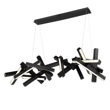 Chaos Linear Chandelier | Modern Forms at Lightology Chaos Linear Chandelier