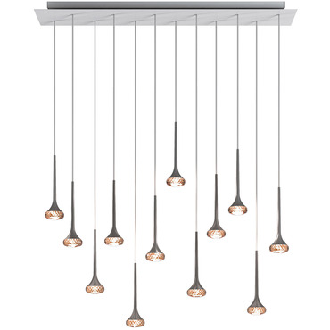 Fairy Multi Light Linear Pendant | Axolight at Lightology Fairy Multi Light Linear Pendant