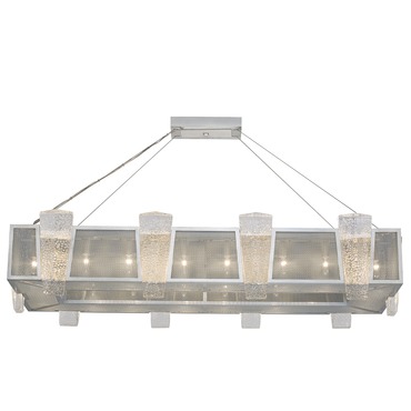 Crownstone Rectangular Pendant | Fine Art Handcrafted Lighting at Lightology Crownstone Rectangular Pendant