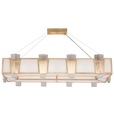 Crownstone Rectangular Pendant | Fine Art Handcrafted Lighting at Lightology Crownstone Rectangular Pendant