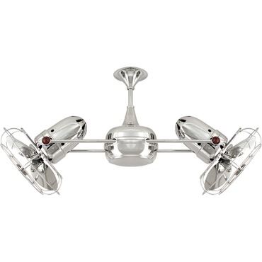 Duplo Dinamico Metal Ceiling Fan | Matthews Fan Company at Lightology Duplo Dinamico Metal Ceiling Fan
