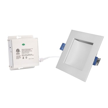 Back Lit 6IN SQ Panel Downlight Trim 
