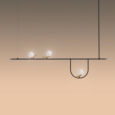 Yanzi Linear Suspension | Artemide at Lightology Yanzi Linear Suspension