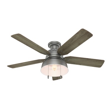 Mill Valley Low Profile Outdoor Ceiling Fan with Light