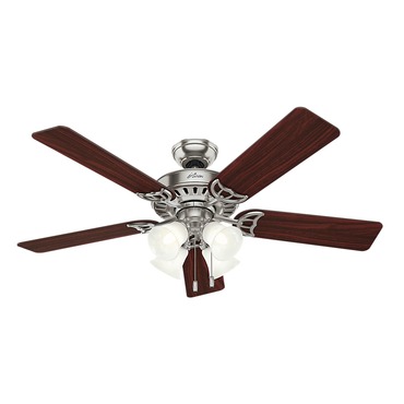 Studio Series Ceiling Fan with Light | Hunter Fan at Lightology Studio Series Ceiling Fan with Light