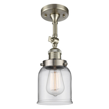 Small Bell Adjustable Semi Flush Ceiling Light | Innovations Lighting at Lightology Small Bell Adjustable Semi Flush Ceiling Light