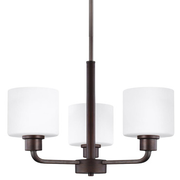 Canfield Chandelier | Generation Lighting at Lightology Canfield Chandelier