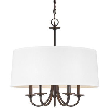 Seville Shade Chandelier | Generation Lighting at Lightology Seville Shade Chandelier