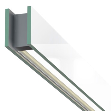 Glide Glass Up/Down End Feed Suspension | PureEdge Lighting at Lightology Glide Glass Up/Down End Feed Suspension