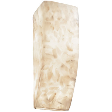 Alabaster Rocks Rectangle Wall Light | Justice Design at Lightology Alabaster Rocks Rectangle Wall Light