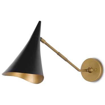 Library Wall Light | Currey and Company at Lightology Library Wall Light