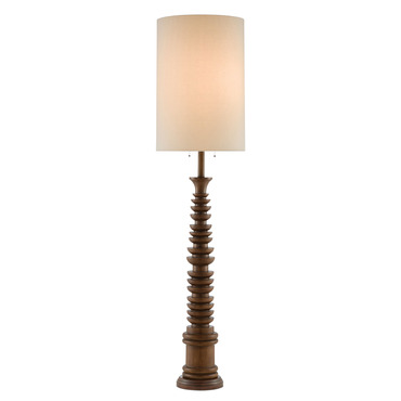 Malayan Floor Lamp | Currey & Company at Lightology Malayan Floor Lamp