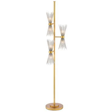 Novatude Floor Lamp | Currey and Company at Lightology Novatude Floor Lamp
