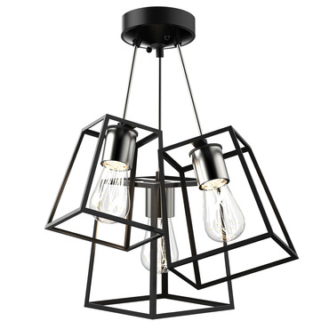 Cape Breton Semi Flush Ceiling Light | DVI Lighting at Lightology Cape Breton Semi Flush Ceiling Light