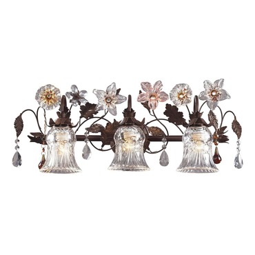 Cristallo Fiore Bathroom Vanity Light | Elk Home at Lightology Cristallo Fiore Bathroom Vanity Light