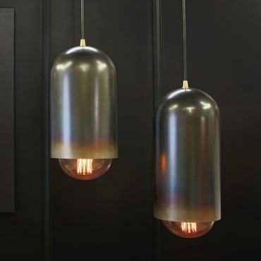 Factory 6 Black Pendant