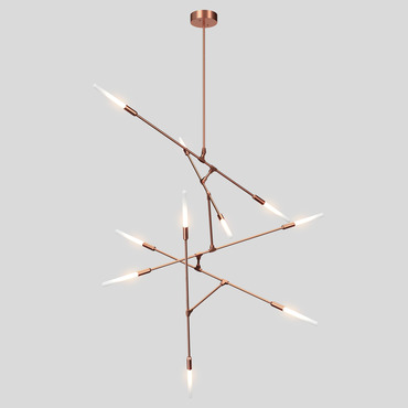 Dawn Vertical Chandelier | Matthew McCormick at Lightology Dawn Vertical Chandelier