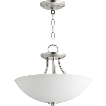 Barkley Pendant / Semi-Flush Ceiling Light | Quorum at Lightology Barkley Pendant / Semi-Flush Ceiling Light