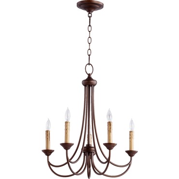Brooks Bare Chandelier | Quorum at Lightology Brooks Bare Chandelier