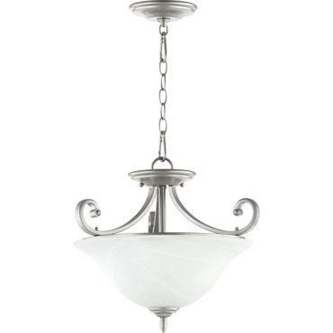 Bryant Pendant / Semi-Flush Ceiling Light | Quorum at Lightology Bryant Pendant / Semi-Flush Ceiling Light