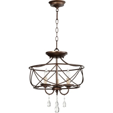 Cilia Pendant / Semi Flush Ceiling Light | Quorum at Lightology Cilia Pendant / Semi Flush Ceiling Light