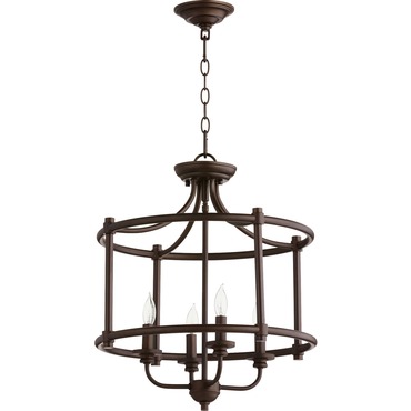 Rossington Bare Pendant / Semi Flush Ceiling Light | Quorum at Lightology Rossington Bare Pendant / Semi Flush Ceiling Light