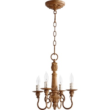 Salento Mini Chandelier | Quorum at Lightology Salento Mini Chandelier