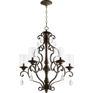 San Miguel Chandelier | Quorum at Lightology San Miguel Chandelier