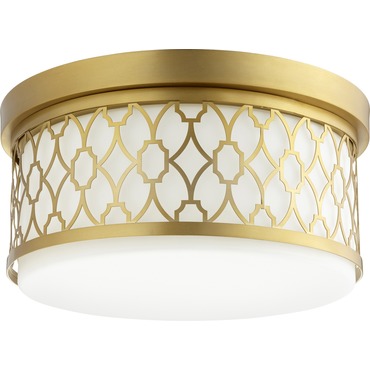 Geometric Ceiling Light Fixture | Quorum at Lightology Geometric Ceiling Light Fixture