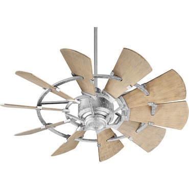 Windmill Indoor / Outdoor Ceiling Fan | Quorum at Lightology Windmill Indoor / Outdoor Ceiling Fan