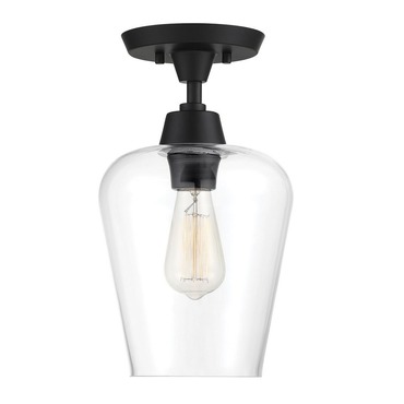 Octave Long Semi Flush Ceiling Light | Savoy House at Lightology Octave Long Semi Flush Ceiling Light