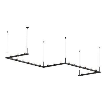 Intervals Zig-Zag Suspension | SONNEMAN - A Way of Light at Lightology Intervals Zig-Zag Suspension