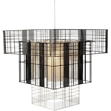 Mesh Cubic XL Pendant | Forestier at Lightology Mesh Cubic XL Pendant