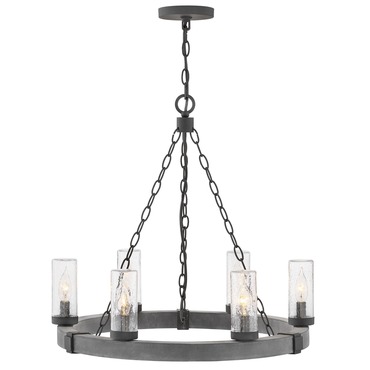 Sawyer Outdoor Chandelier | Hinkley Lighting at Lightology Sawyer Outdoor Chandelier
