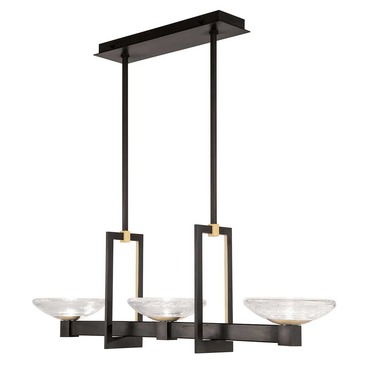 Delphi 3 Light Linear Pendant