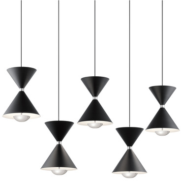 Kordan Linear Multi Light Pendant | Elan at Lightology Kordan Linear Multi Light Pendant