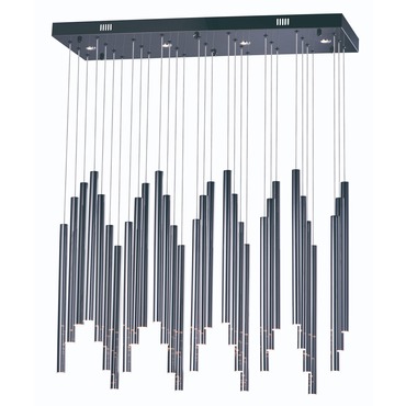Flute Multi Light Linear Pendant | Et2 at Lightology Flute Multi Light Linear Pendant