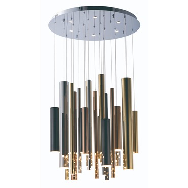 Flute Multicolor Pendant | Et2 at Lightology Flute Multicolor Pendant
