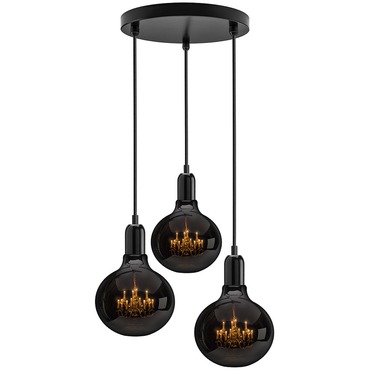 King Edison Ghost Trio Pendant | Mineheart at Lightology King Edison Ghost Trio Pendant