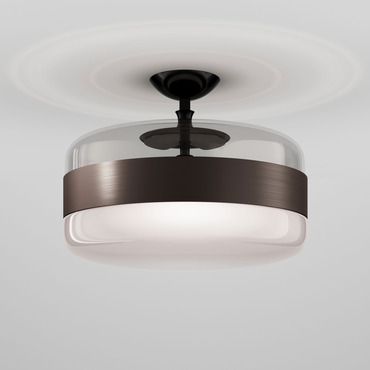 Futura Semi Flush Ceiling Light | Vistosi at Lightology Futura Semi Flush Ceiling Light