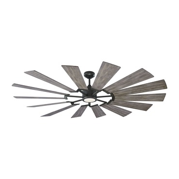 Prairie Indoor / Outdoor Ceiling Fan with Light | Visual Comfort Fan at Lightology Prairie Indoor / Outdoor Ceiling Fan with Light